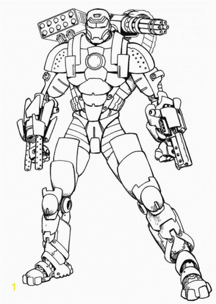 Iron Patriot Coloring Pages How to Draw Iron Man Step 10 Marvel ...