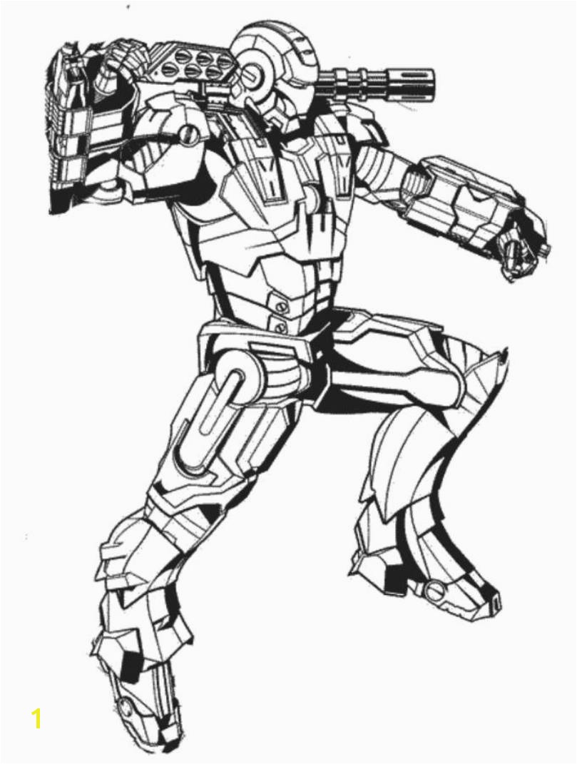 Ironman coloring pages