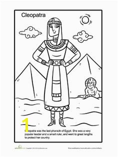 Cleopatra Coloring Page