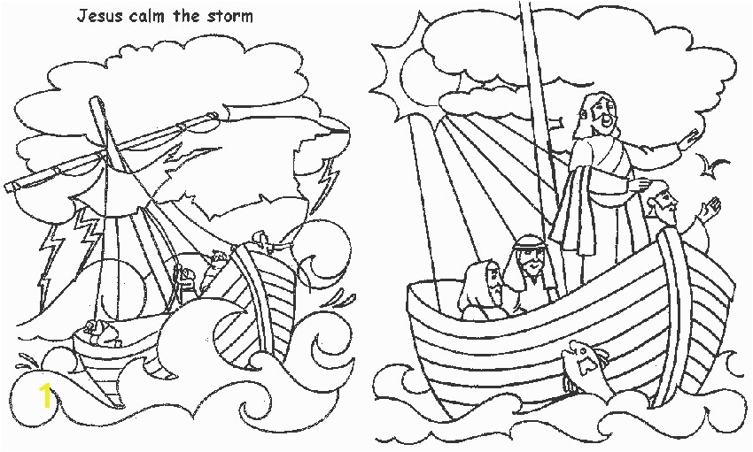 Jesus Calms The Storm Coloring Page Lovely Jesus Calms The Storm Coloring Pages Democraciaejustica