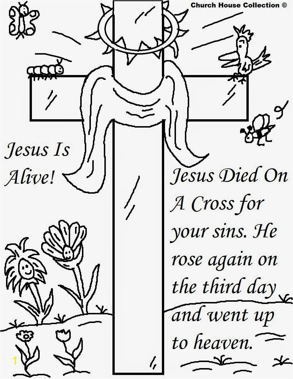 church house collection blog easter jesus resurrection coloring pages