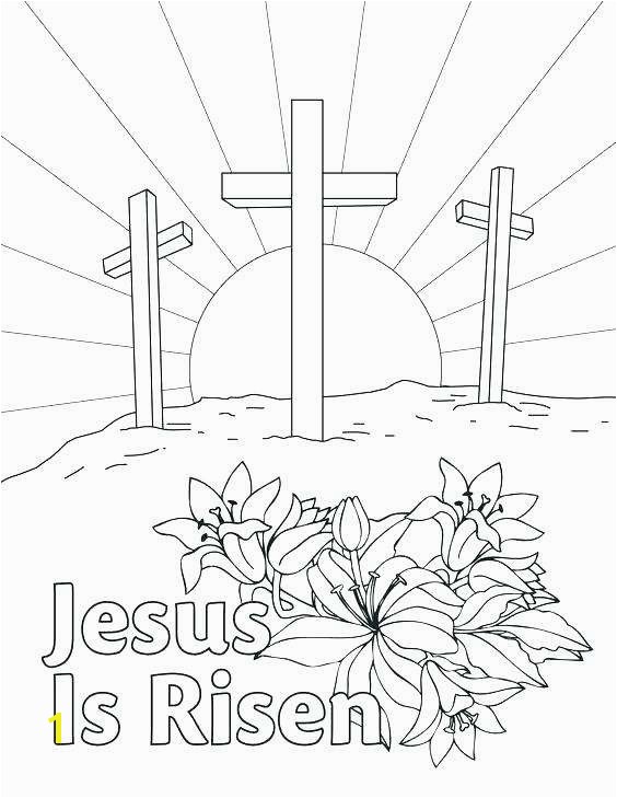 Jesus Resurrection Coloring Pages Lovely Resurrection Coloring Pages for Preschoolers at Getcolorings