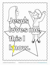 Jesus and the Children Bible Coloring Page