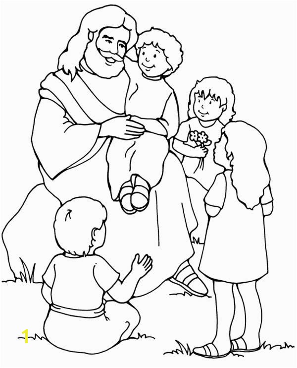 Jesus Loves Me Jesus Love Me and the Other Children too Coloring Page