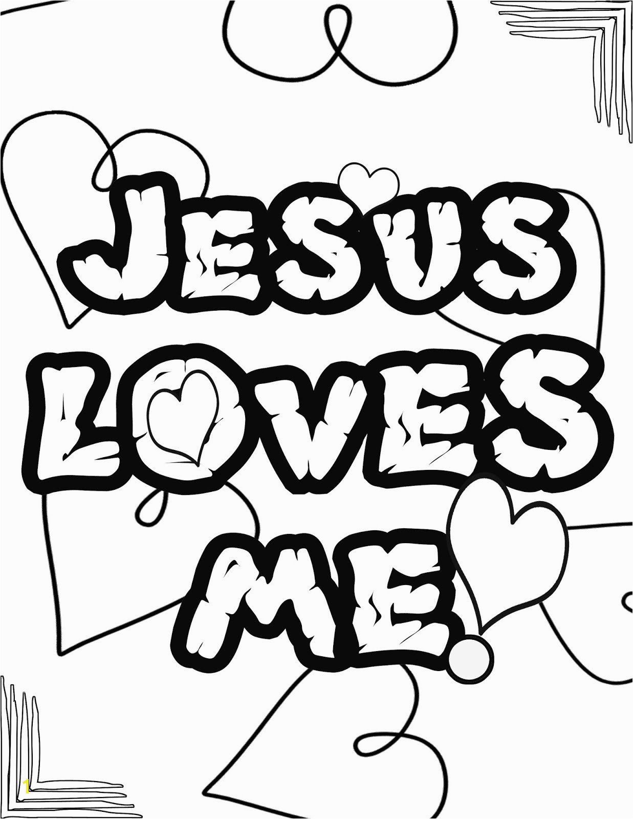 Inspirational Jesus Loves Me Coloring Page More Image Ideas