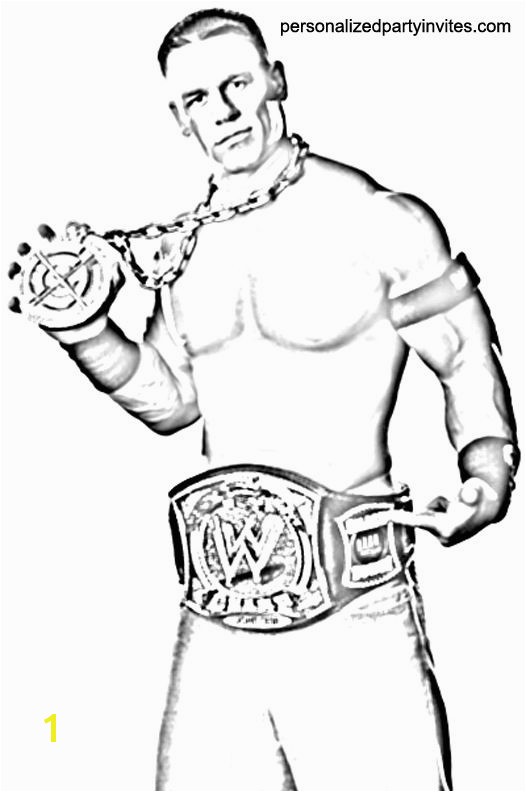 john cena coloring pages