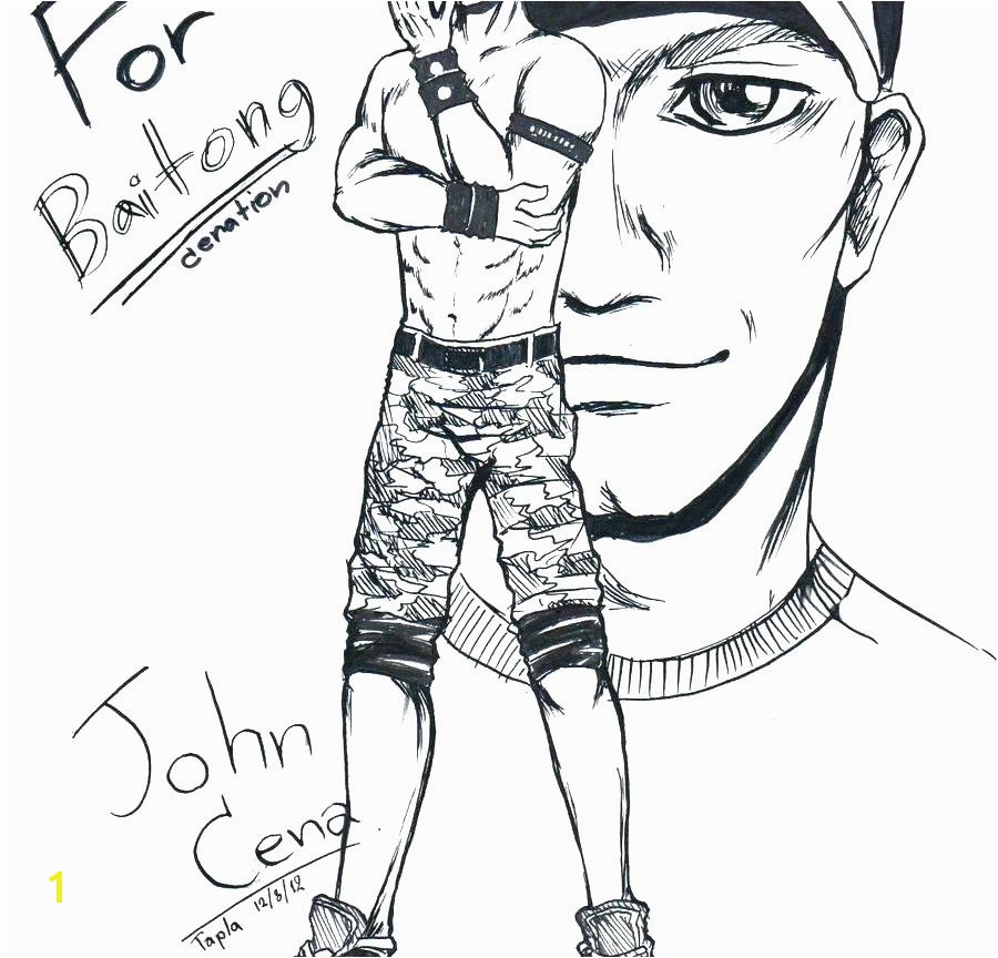 John Cena Coloring Pages Wwe Coloring Pages John Cena Coloring Pages John John Coloring