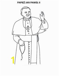 Printable colouring pages john paul ii Szukaj w Google See more jan paweÅ ii Szukaj w Google