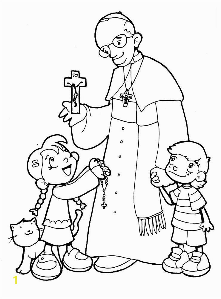 Pope Francis Coloring Pages