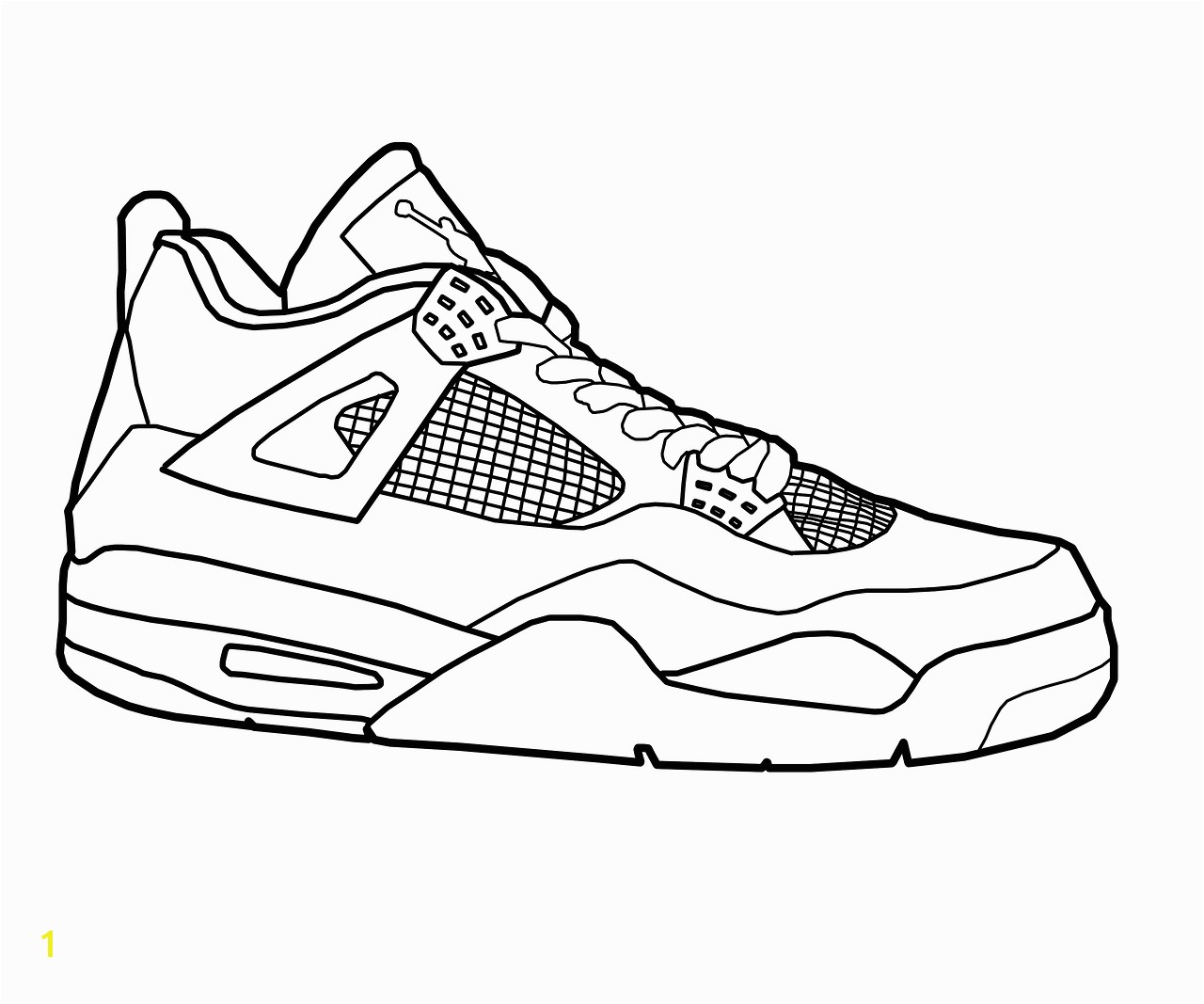 jordan shoe coloring sheet jordan 11 coloring page printable 010