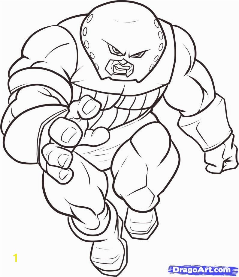 How to Draw Juggernaut Step by Step Marvel Characters Draw