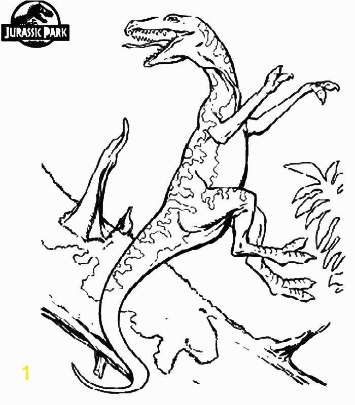 Jurassic Park Dinosaur Print Jurassic park dinosaur coloring pages– Picture 1