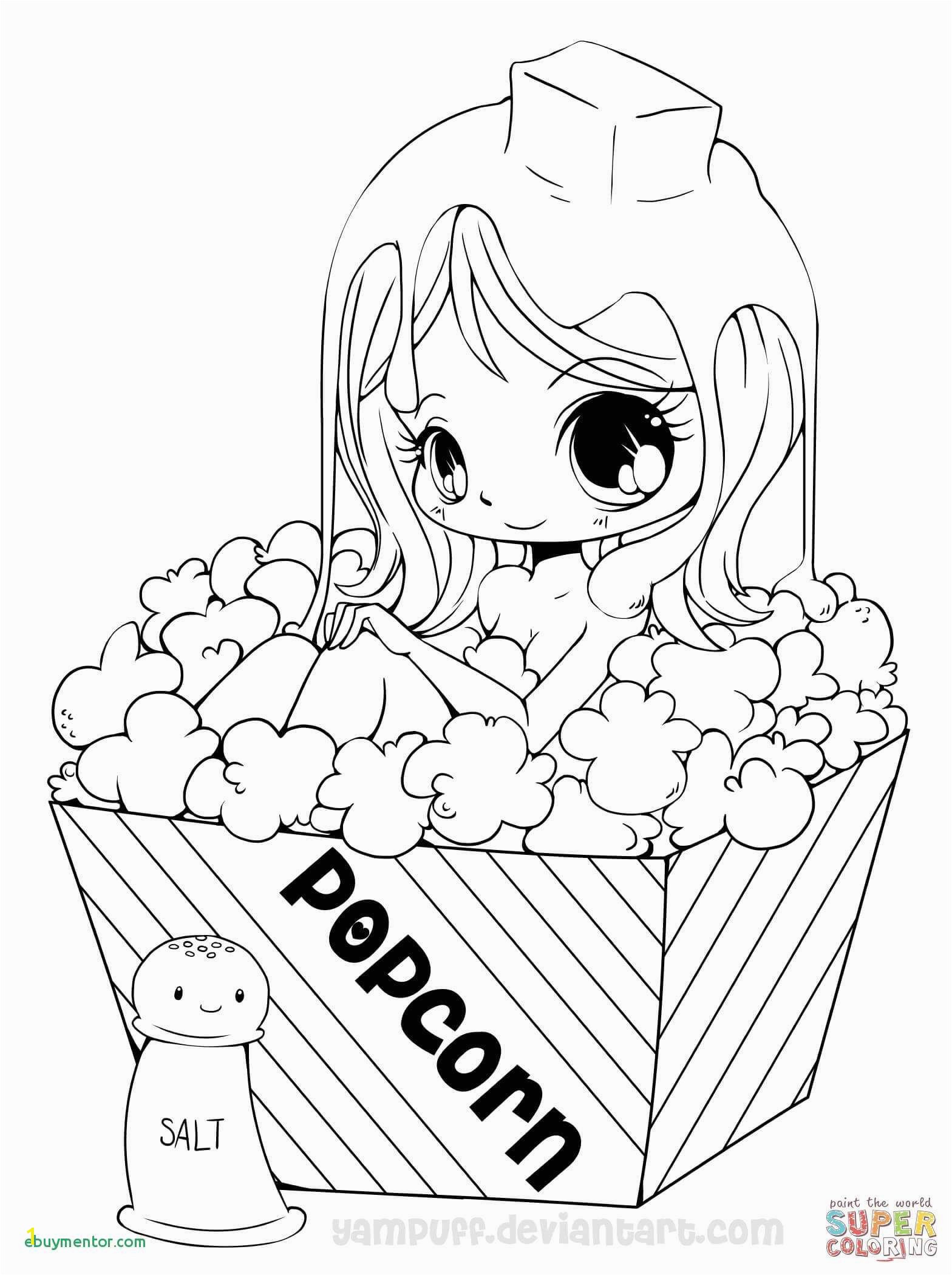 Kawaii Anime Girl Coloring Pages Cute Anime Chibi Girl Coloring Pages Lovely Witch Coloring Page