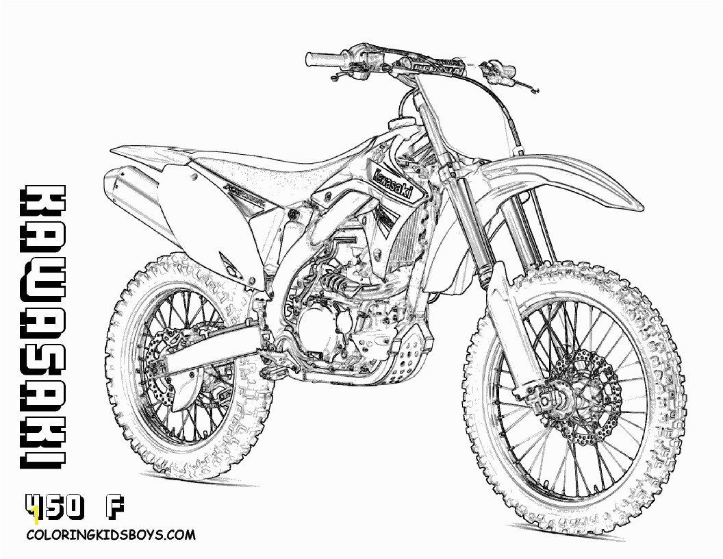 Inspirational Dirt Bike Coloring Pages