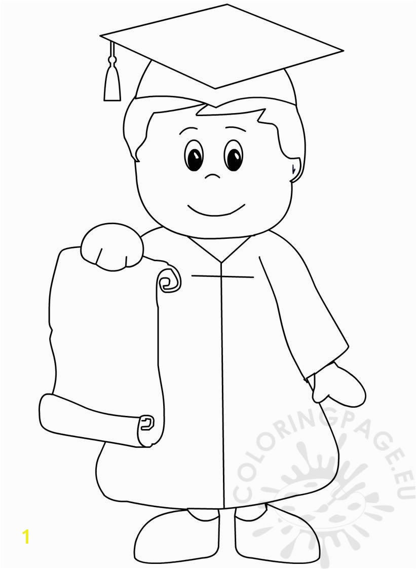 beautifull kindergarten graduation coloring pages printable and online