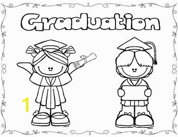 Graduation Coloring Pages FREEBIE