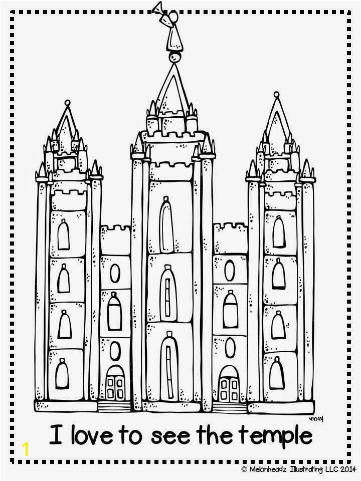 Inspirational Lds Temple Coloring Pages