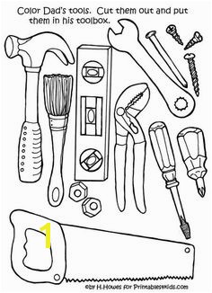 tools coloring pages