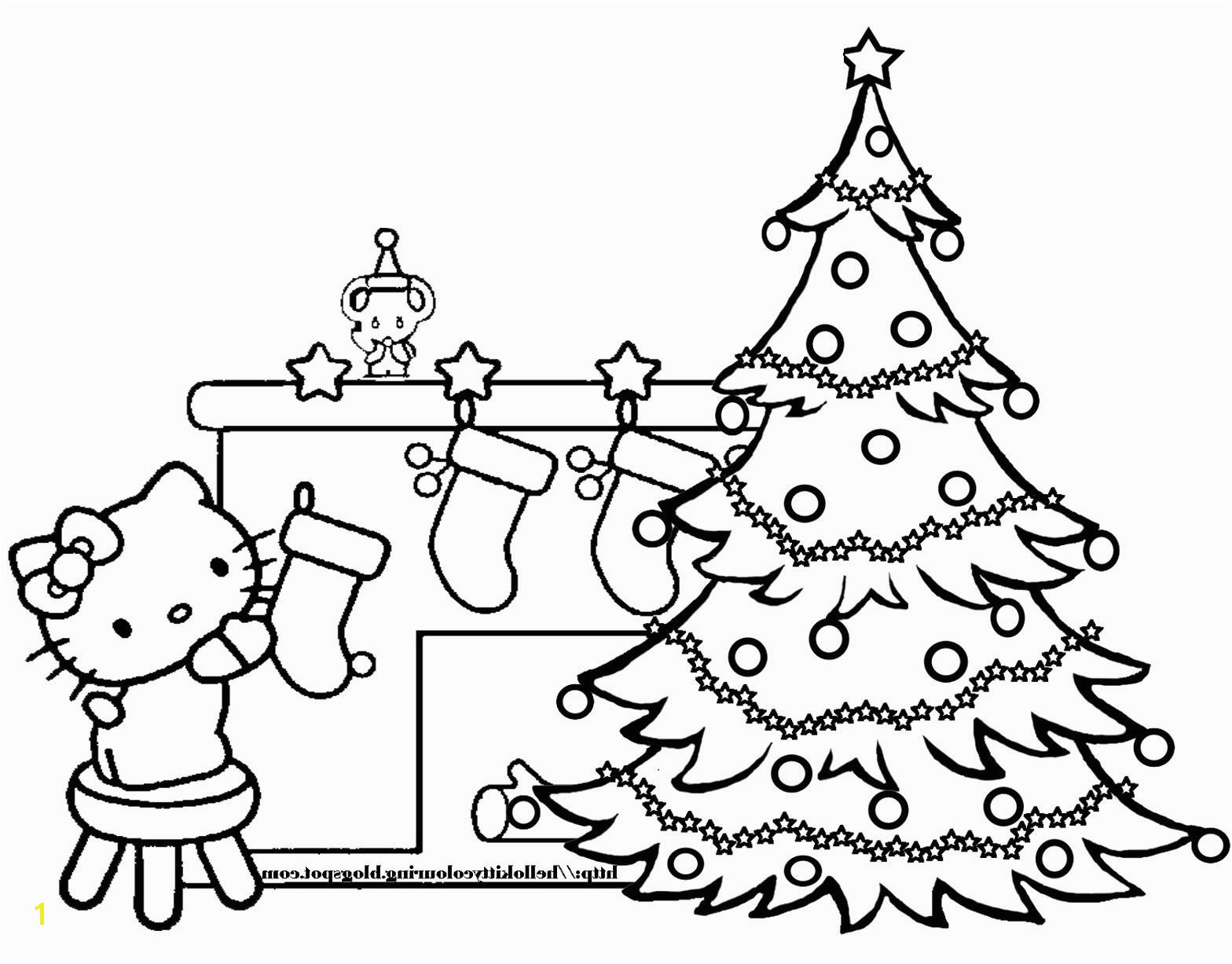 Kitty Cat Christmas Coloring Pages Kitty Cat Christmas Coloring Pages