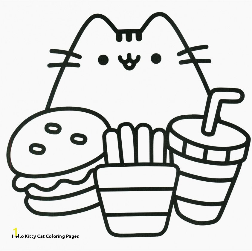 Hello Kitty Cat Coloring Pages Awesome Free Printable Hello Kitty Coloring Pages New Cool Od Dog