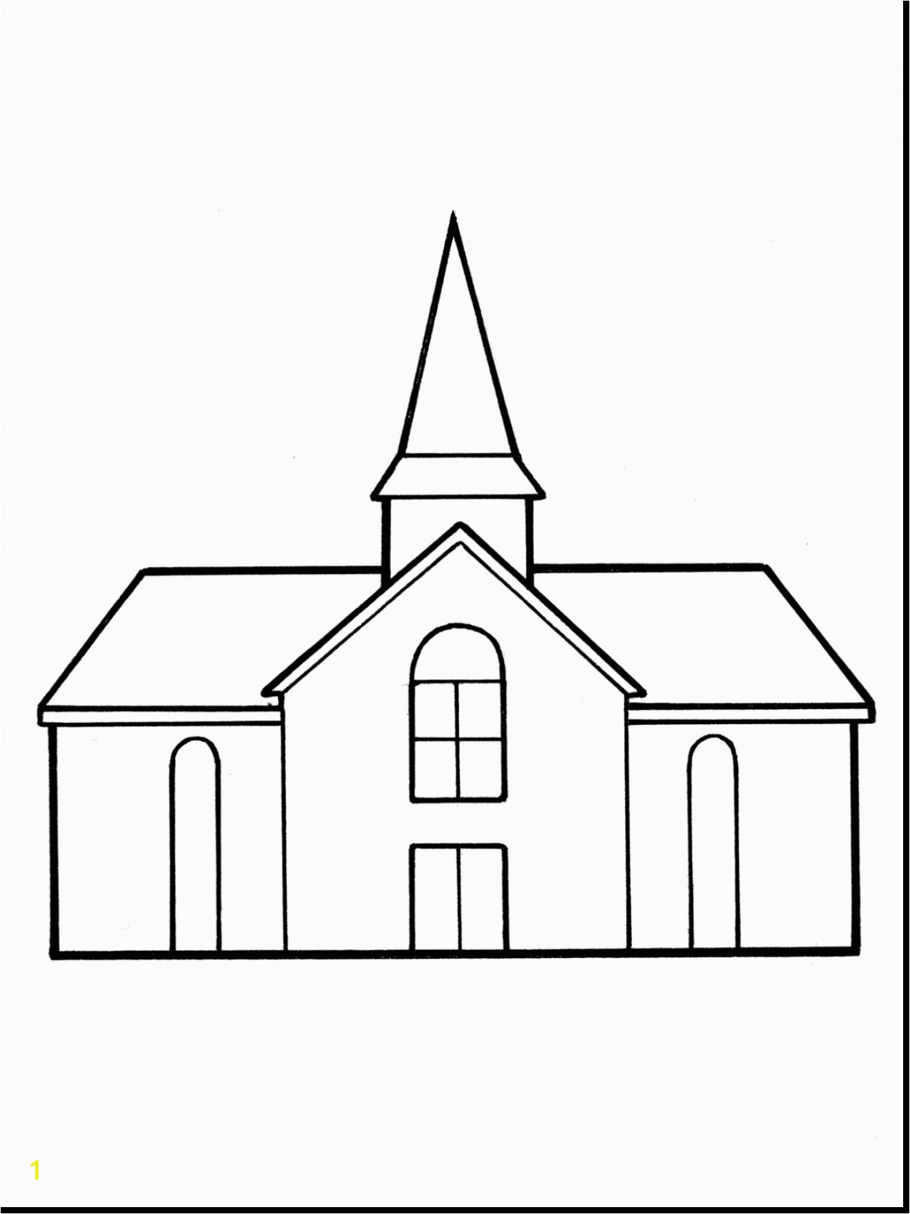 Lds Church Building Coloring Page Lds Church Building Coloring Page