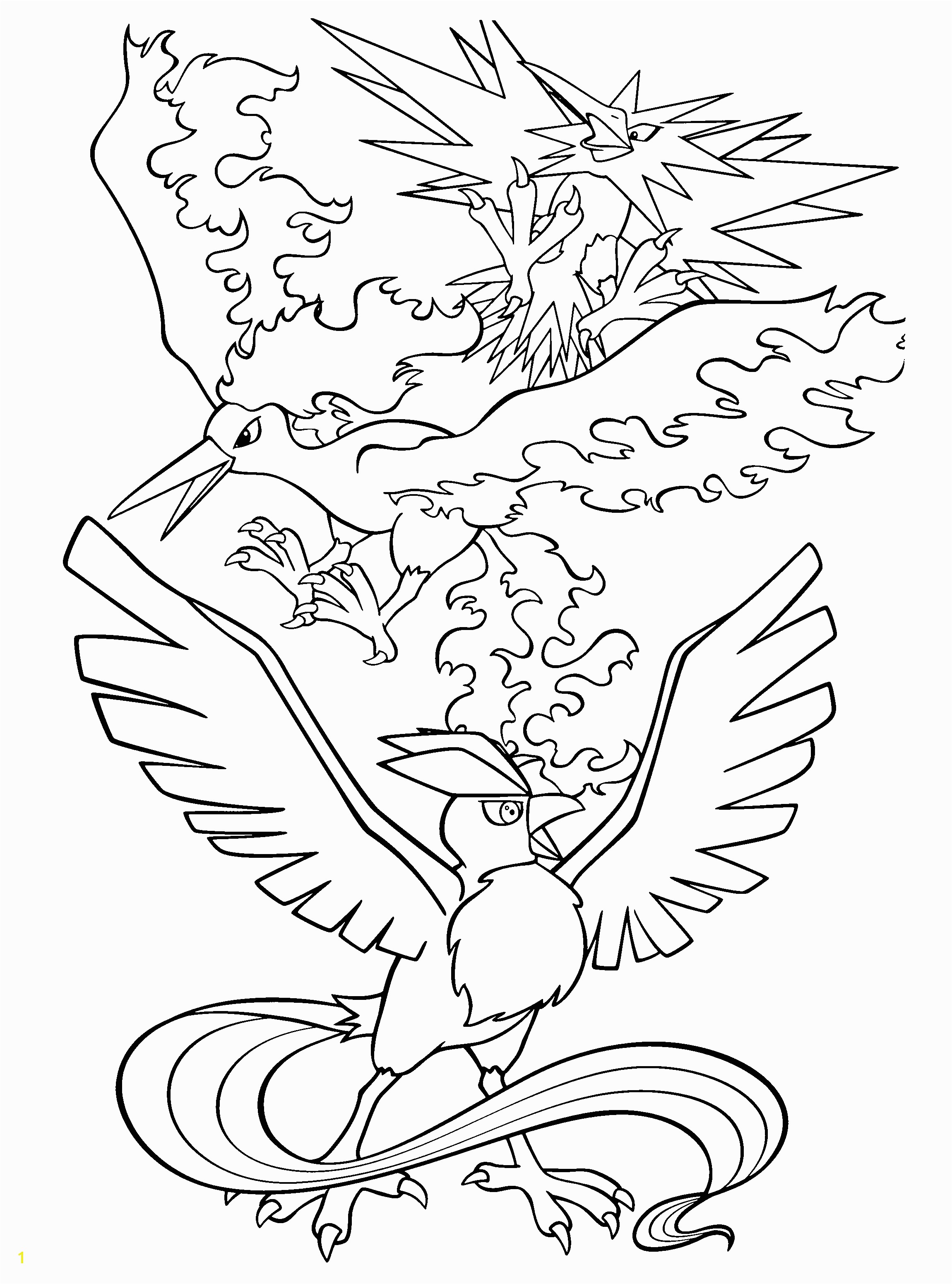 Legendary Pokemon Coloring Pages The Legendary Pokemon Colouring In