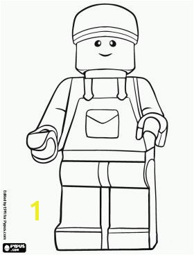 Lego Character Coloring Pages Lego Toys Minifigure Page