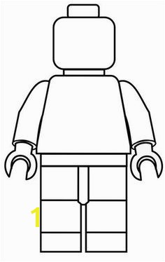 Lego Art self portrait art Lego Minifigure template