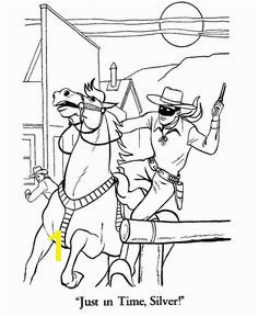 The Lone Ranger and Tonto Coloring page