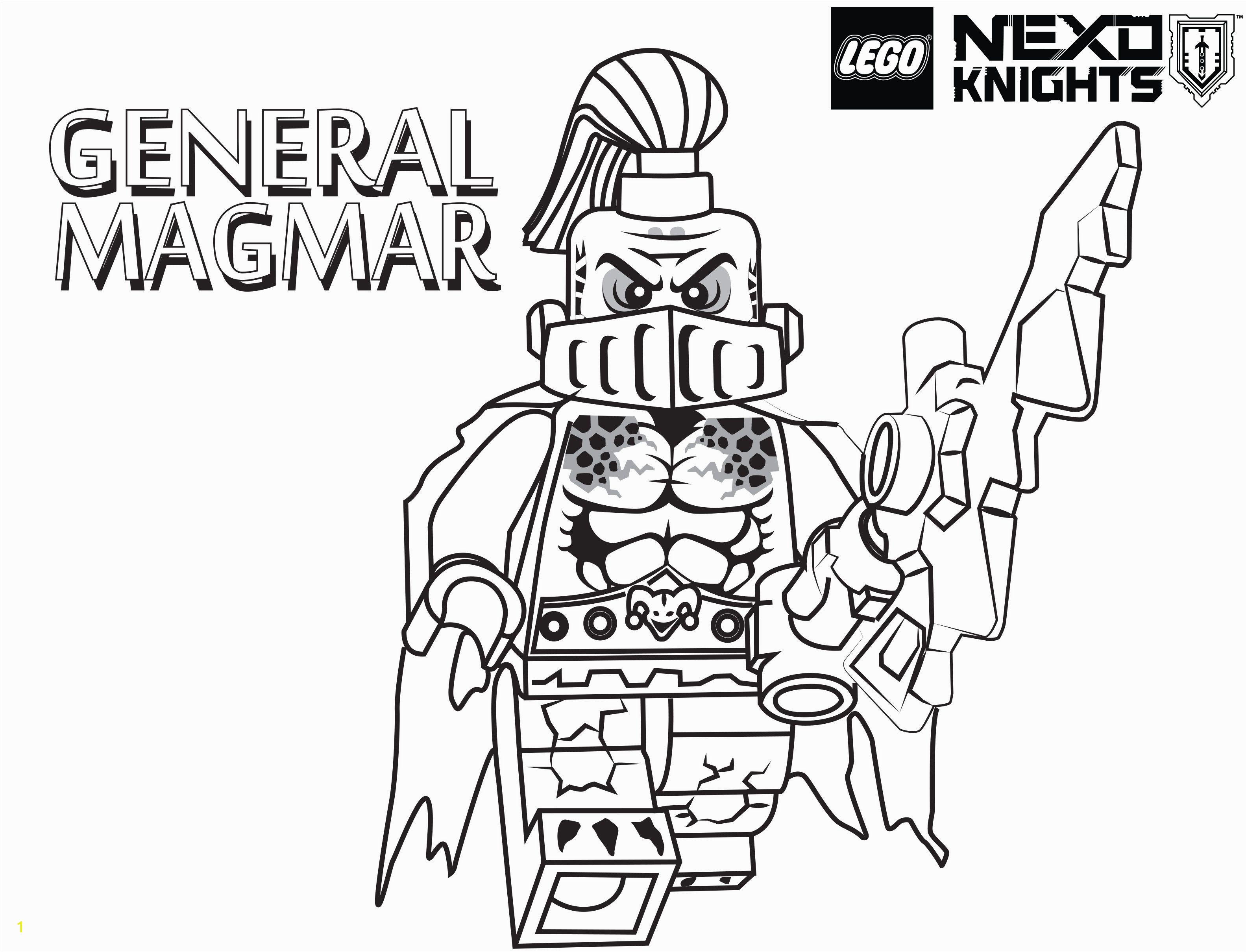 LEGO Nexo Knights Coloring Pages Free Printable LEGO Nexo