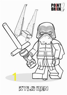 Disegni da Colorare LEGO Star Wars the Force Awakens Kylo Ren Clicca sull