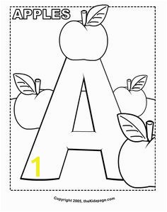 A is for Apples Free Coloring Pages for Kids Printable Colouring Sheets Mais