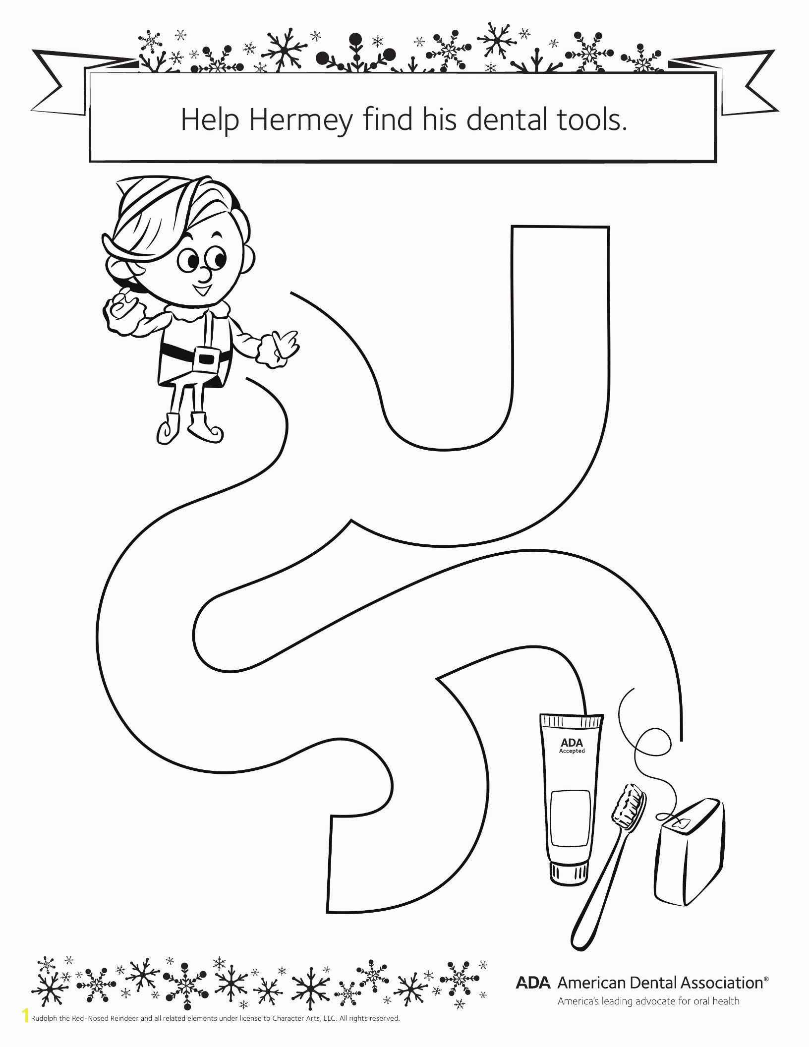 8 Dental Health Coloring Pages