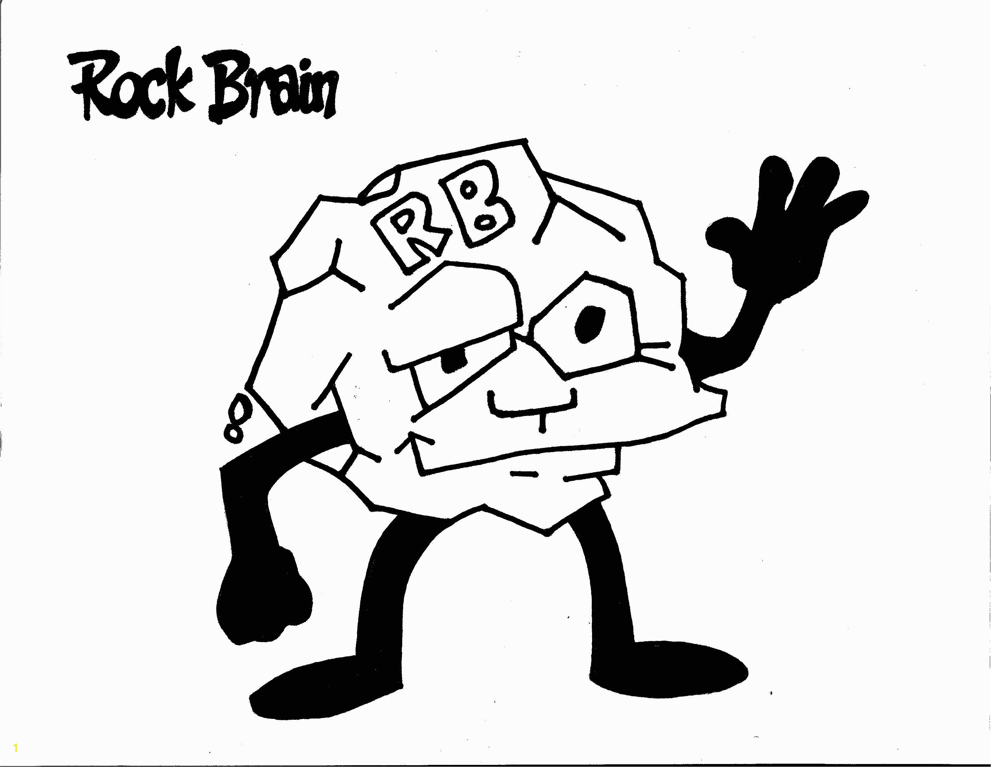 Life Skills Coloring Pages Rock Brain Coloring Page Team Unthinkables Superflex social