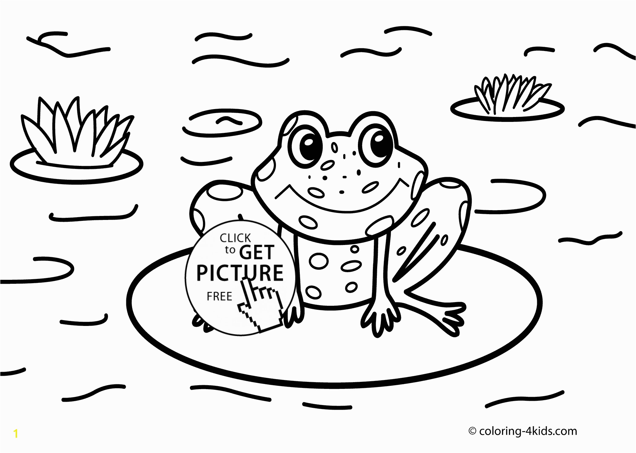 Lily Pad Coloring Page Free Ideas Frog Coloring Sheet Color Picture A Animal Page Tree Ruva