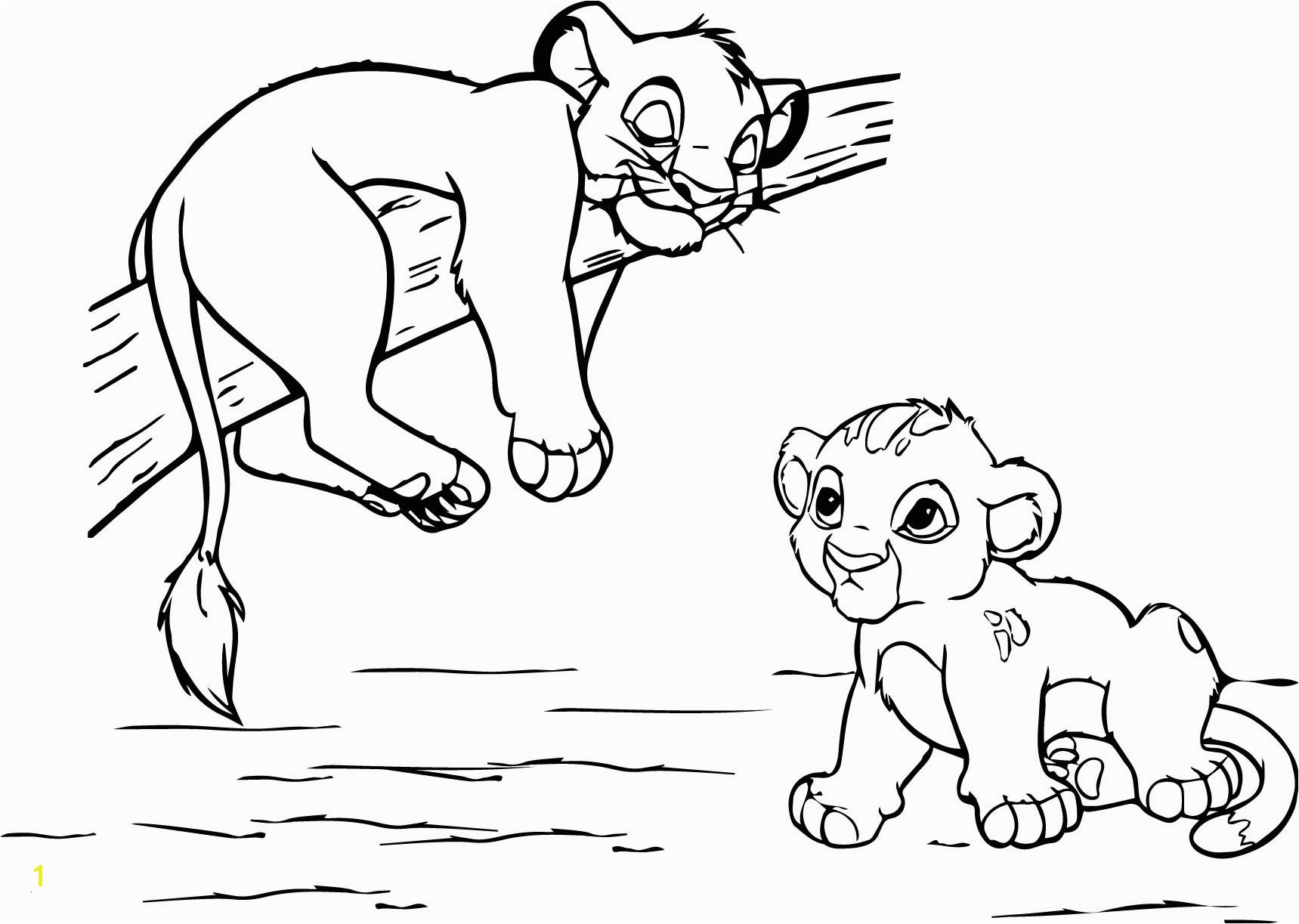 Lion King Coloring Pages Disney