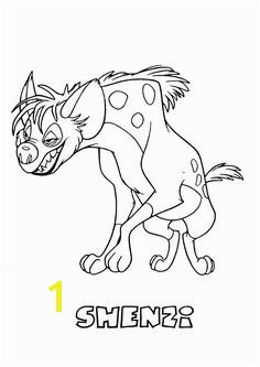 Lion King Coloring Pages Shenzi