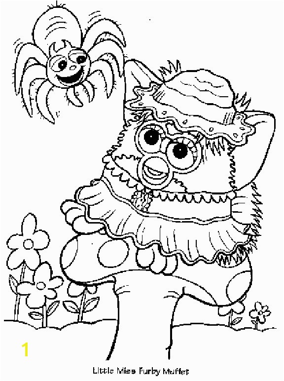 Little Miss Muffet Coloring Page Awesome Furby Coloring Pages Furby Coloring Pages Pics