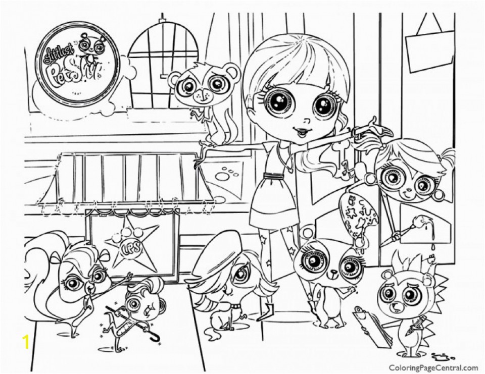 Littlest Pet Shop Coloring Pages