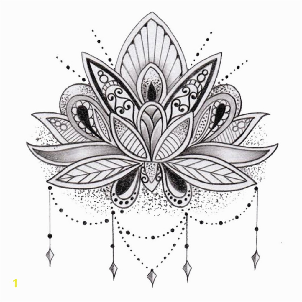 Lotus Flower Mandala Coloring Pages Printable Best Lotus Flower Mandala Coloring Pages Design Printable with
