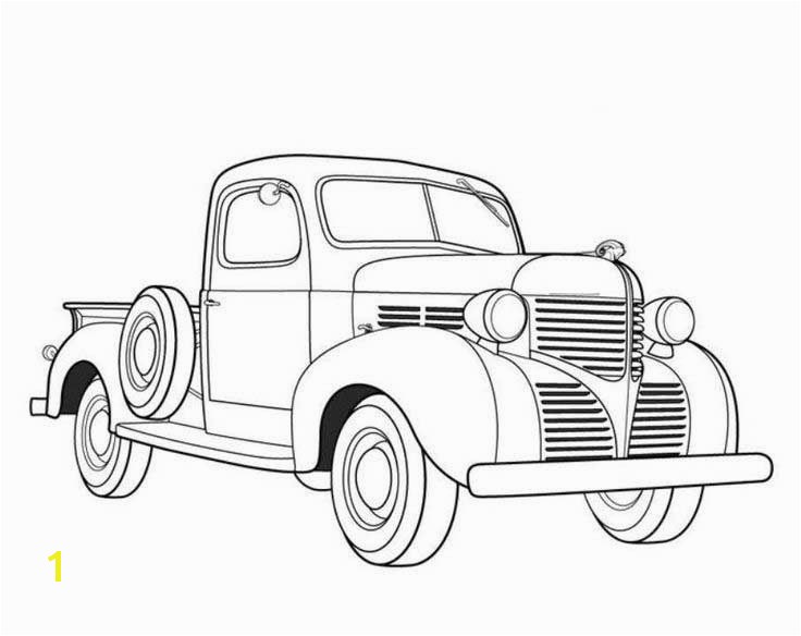 coloring page or goo bag i have a collection car just like this drawing of an old car