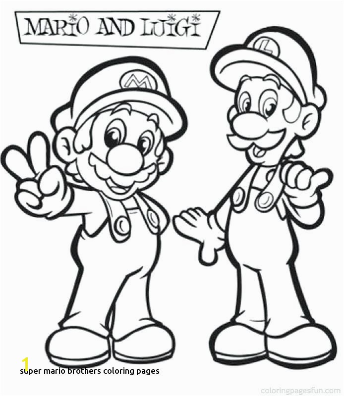 Mario Bros Coloring Page 23 Elegant Mario And Luigi Coloring Pages