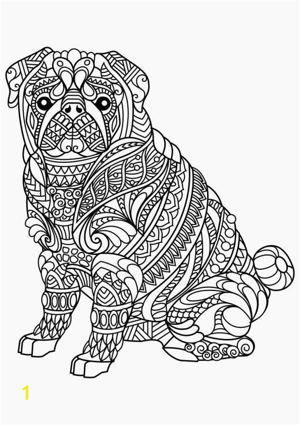 Animal Mandala Coloring Pages Lovely Awesome Easy Animal Coloring Pages Inspirational New Od Dog Coloring