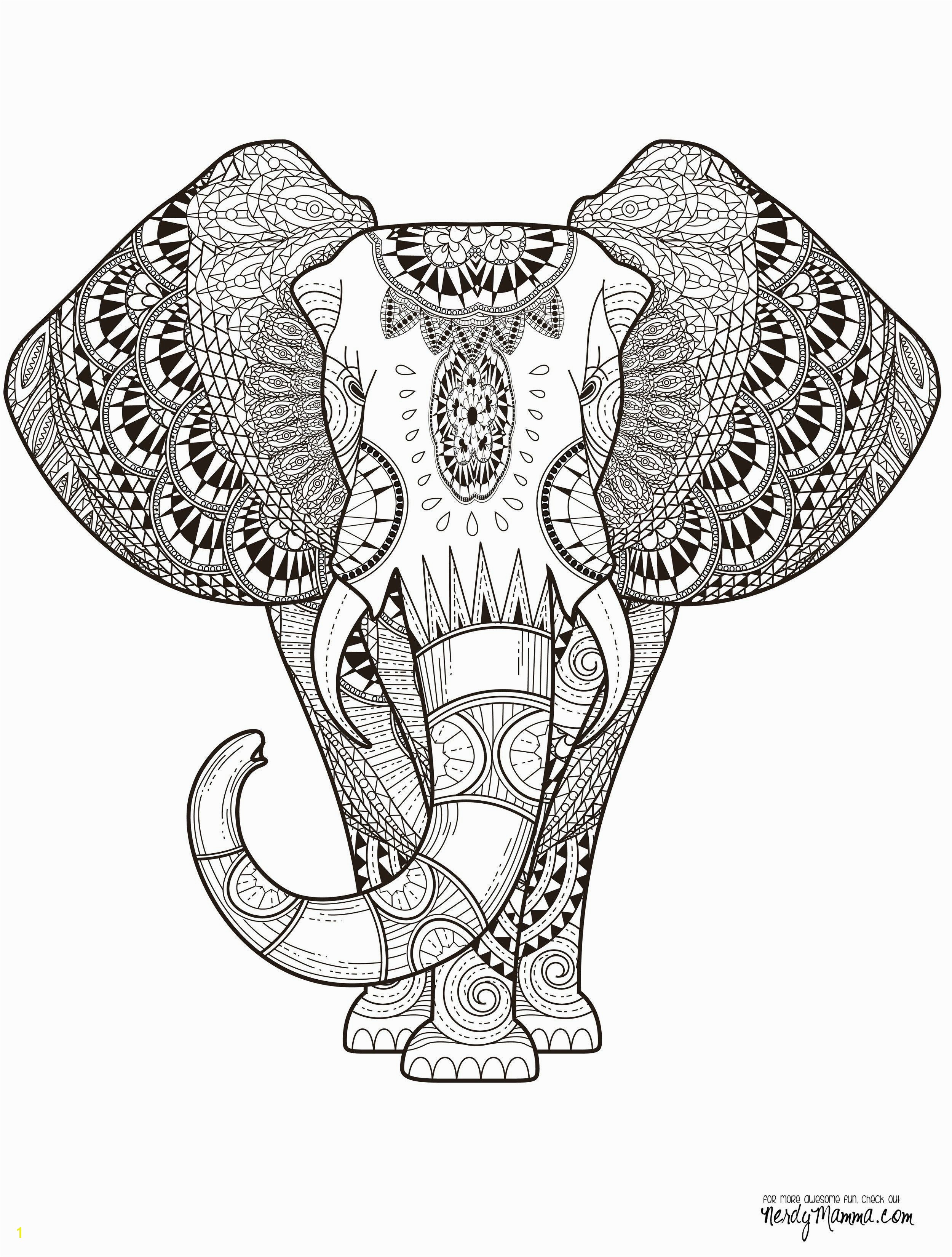 Animal Mandala Coloring Pages Printable 10