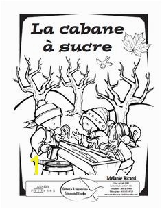 Image result for cabane a sucre coloriage