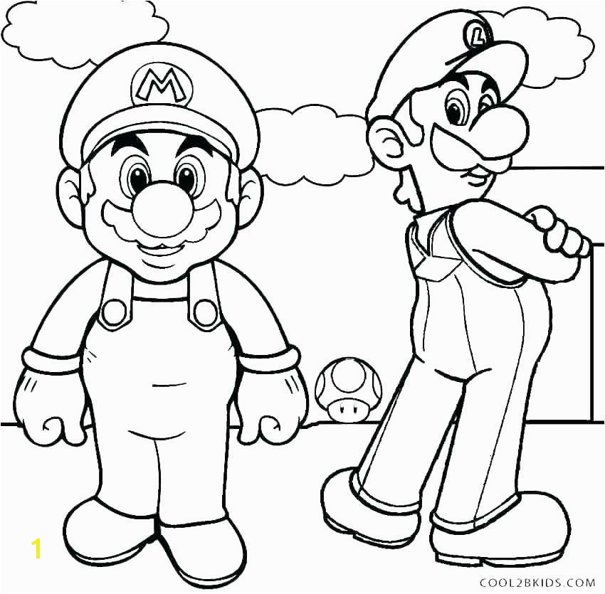 Beautiful Mario And Luigi Coloring Pages More Image Ideas