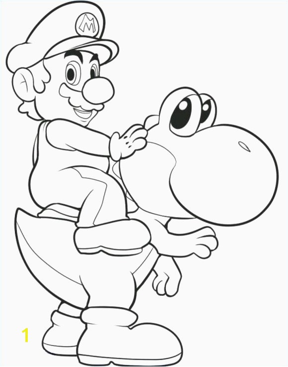Mario and Yoshi Coloring Pages to Print Mario and Yoshi Coloring Pages Beautiful Mario Racing Coloring Pages
