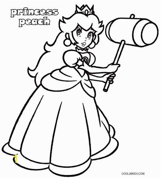 Mario Princess Peach Coloring Pages to Print Printable Princess Peach Coloring Pages for Kids