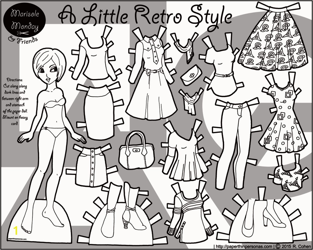 Marisole Monday Paper Doll Coloring Pages Elegant Dress Up Coloring Pages 30 New Marisole Monday