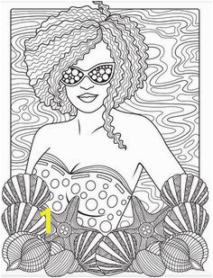 Sea colouring page